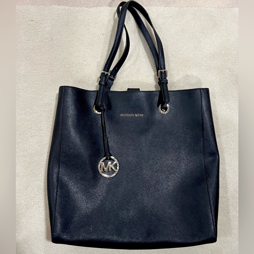 Michael Kors Black Saffiano Leather Tote